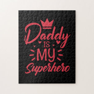 Puzzle Cadeaux papa   Papa Est Mon Superhéros