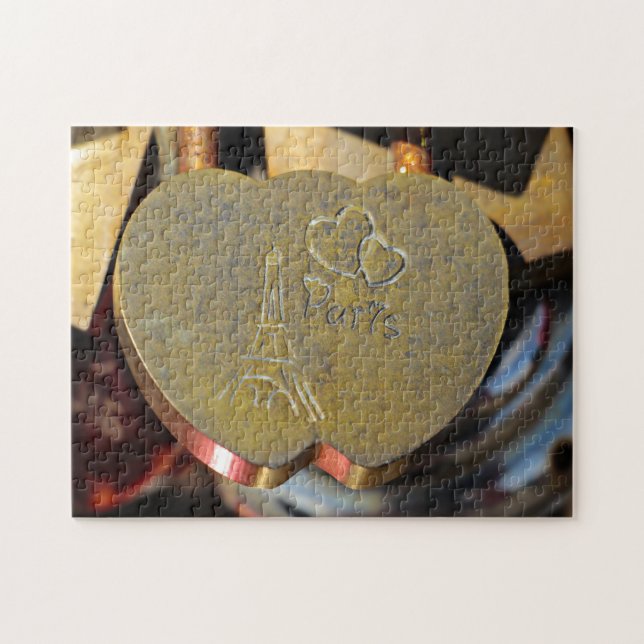Puzzle Cadenas d'amour du Pont des Arts Paris. (Horizontal)