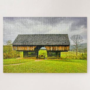 Puzzle Cades Cove Cantilever Grange Photographie de voyag