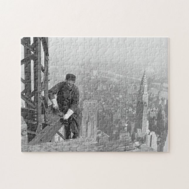 Puzzle Cadre de travail du fer de l'Empire State 1930 (Horizontal)