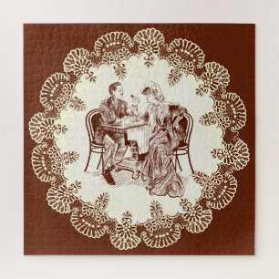 Puzzle café et amour