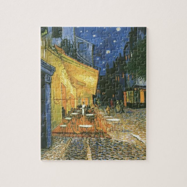 Puzzle Cafe Terrace - Art de peinture de Vincent van Gogh (Vertical)