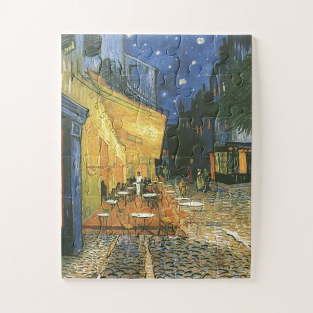 Puzzle Cafe Terrace - Vincent van Gogh Peinture Art (Vertical)