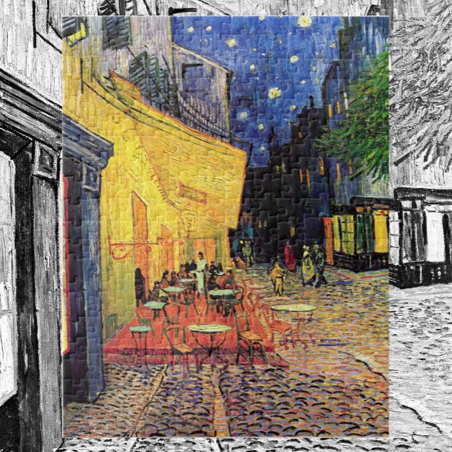 Puzzle Café Terrasse à la nuit par Vincent van Gogh (Créateur téléchargé)