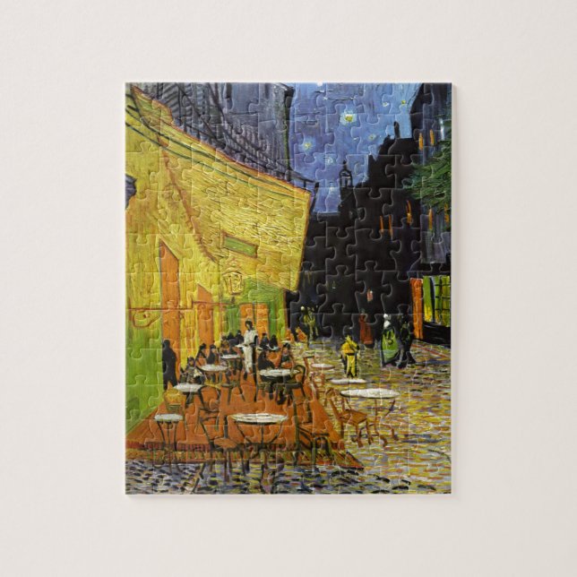 Puzzle Café Terrasse à Night Van Gogh (Vertical)