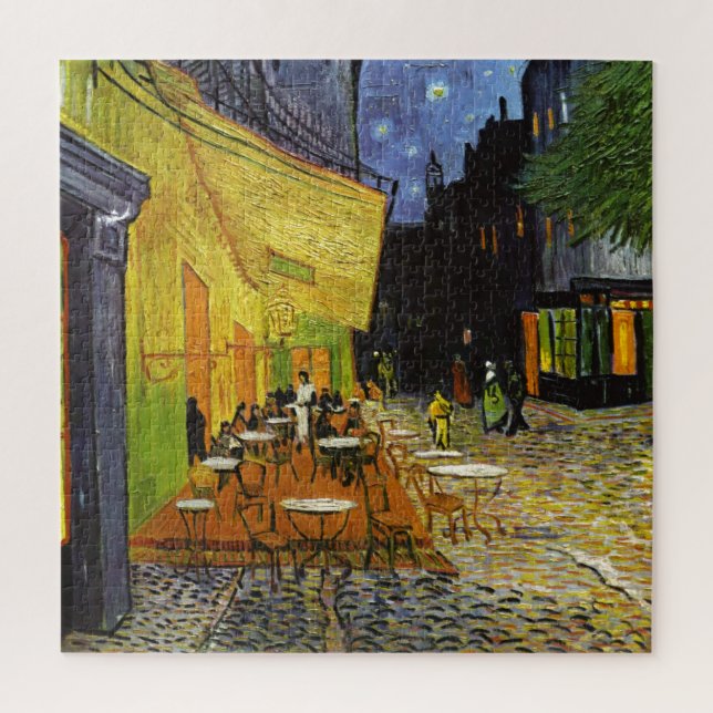Puzzle Café Terrasse à Night Van Gogh Art Peinture (Vertical)