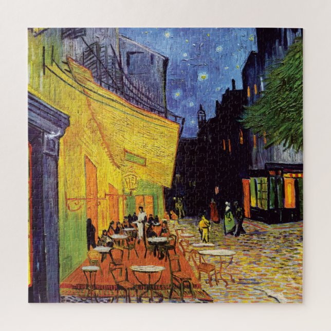 Puzzle Café Terrasse la nuit by Vincent Van Gogh (Vertical)