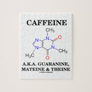 Puzzle Caféine A.K.A. Guaranine, Mateine et Théine