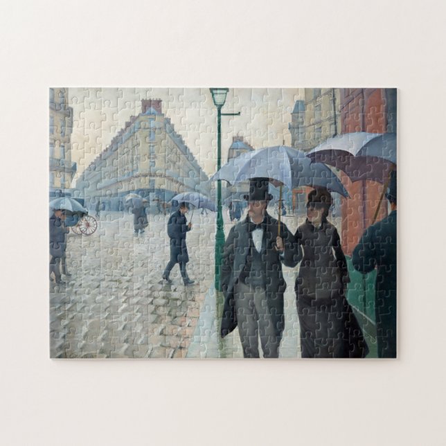 Puzzle Caillebotte Paris Street Rainy Day Peinture (Horizontal)