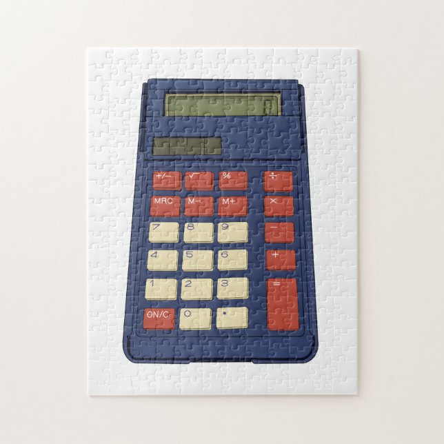 Puzzle Calculatrice des années 80 90 Math School Nostalgi (Vertical)