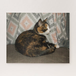 Puzzle Callie Cat sur Sofa
