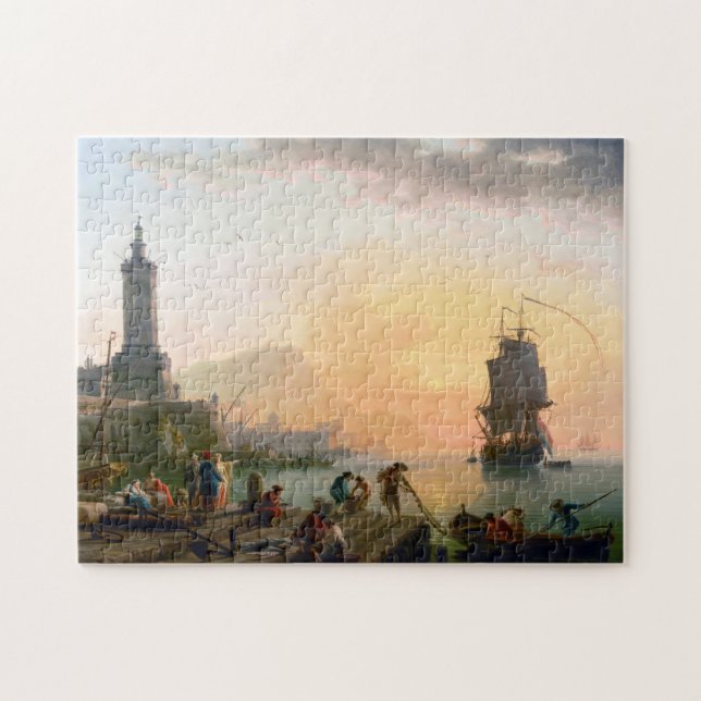 Puzzle Calme à Port Claude-Joseph Vernet (Horizontal)