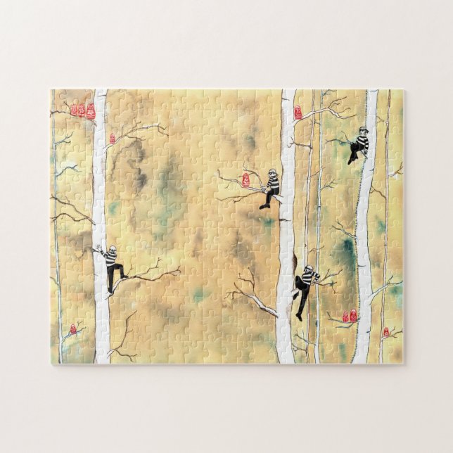 Puzzle Cambriolages et poupées de nidification russes - P (Horizontal)