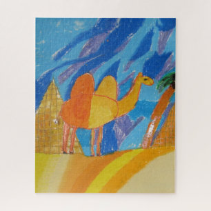 Puzzle Camel Art by Kids drawing