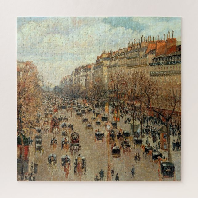 Puzzle Camille Pissarro Boulevard Montmartre Peinture (Vertical)