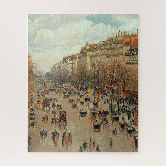 Puzzle Camille Pissarro Boulevard Montmartre Peinture (Vertical)