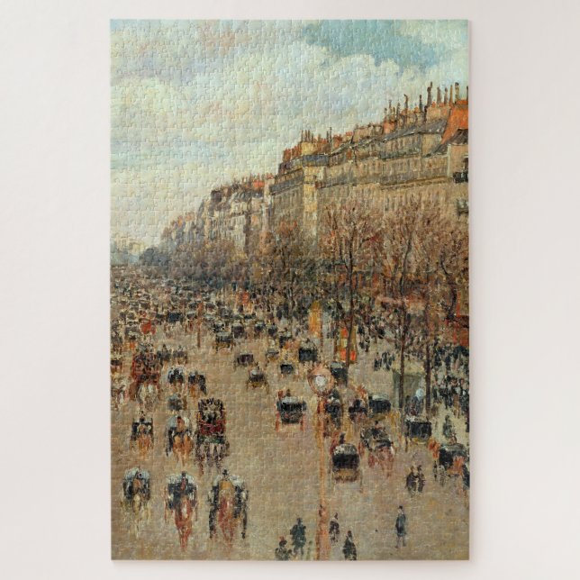 Puzzle Camille Pissarro Boulevard Montmartre Peinture (Vertical)