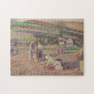 Puzzle Camille Pissarro   la récolte de pomme de terre