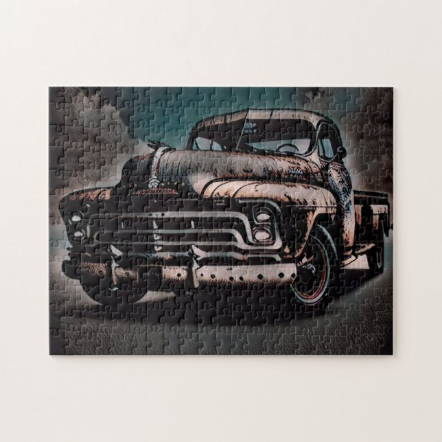 Puzzle Camion Antique - Un classique intemporel (Horizontal)