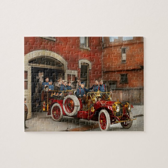 Puzzle Camion de pompiers - l'escadron 1911 de vol (Horizontal)