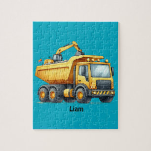 Puzzle Camion de vidange personnalisé