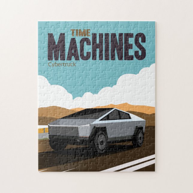 Puzzle Camion électrique (Vertical)