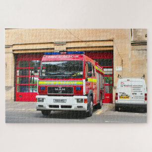Puzzle Camion incendie et secourt, Bath, Angleterre