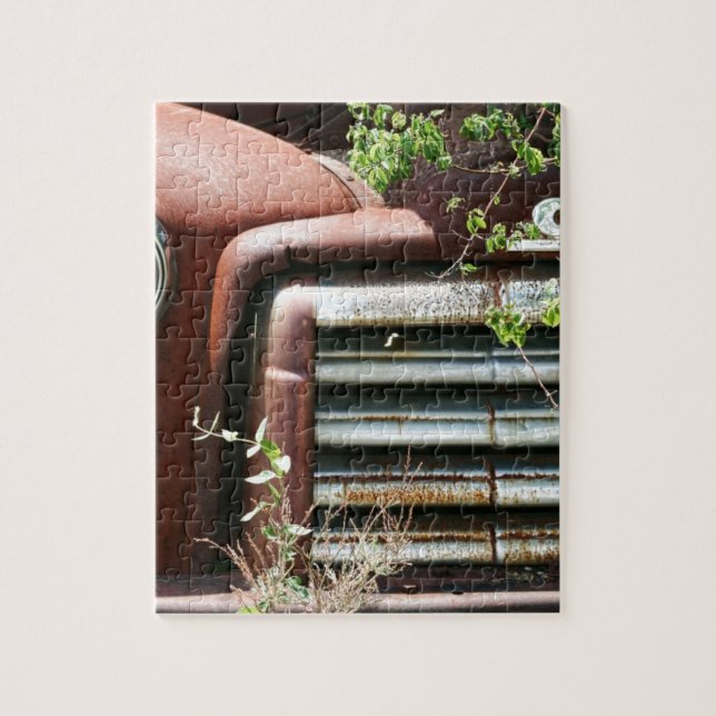 Puzzle Camion rouillé vintage de GMC (Vertical)