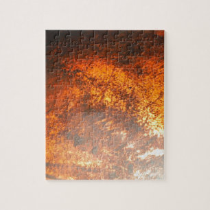 Puzzle Camion vintage Junk rouge et orange