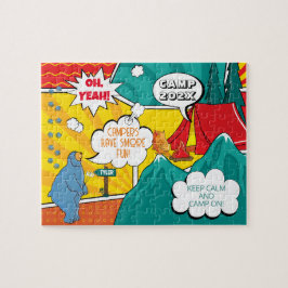 Puzzle Camp d'été Pop Art pour enfants