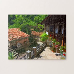 Puzzle Campagne Accueil, Portugal Carte Postale Jigsaw Pu