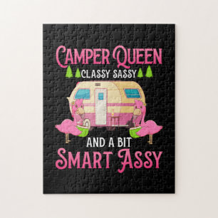 Puzzle Camper Queen Classy Sassy Smart Drôle Femmes Fille