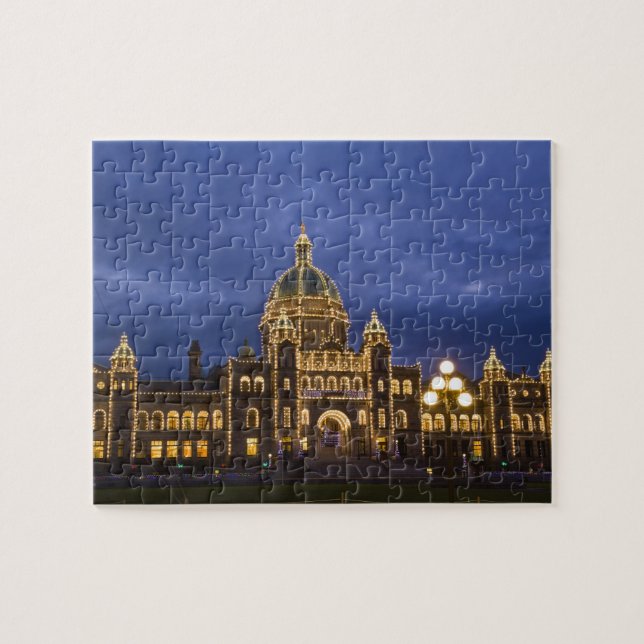 Puzzle CANADA, Colombie-Britannique, Victoria. Soir, (Horizontal)