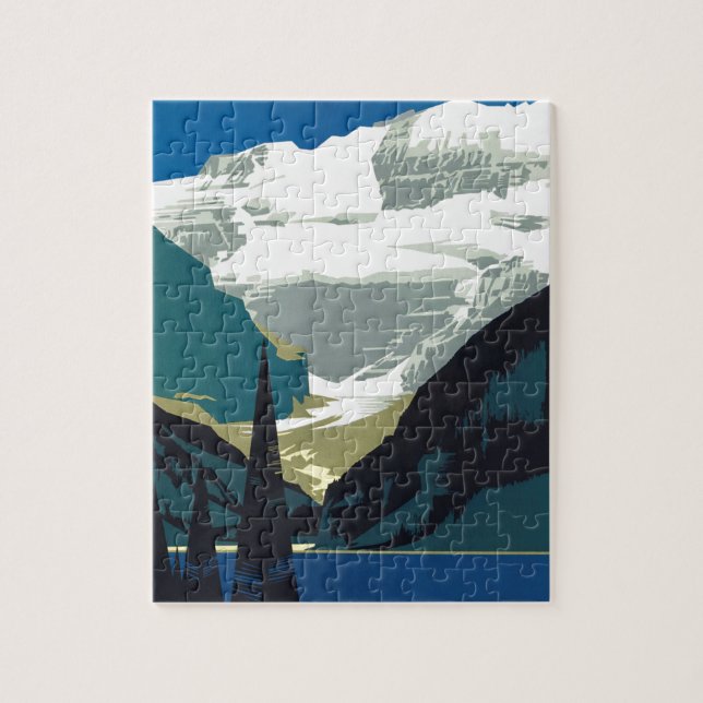 Puzzle Canadien les Rocheuses Canada de Lake Louise (Vertical)