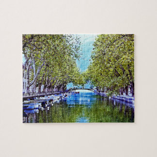Puzzle Canal à Annecy France
