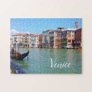 Puzzle Canal de Venise et gondole, Italie