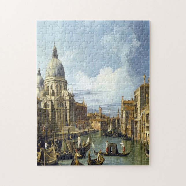 Puzzle "Canal grand et l'église du Salute (Vertical)