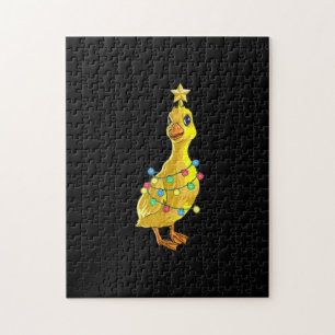 Puzzle Canard Noël Arbre T Lumières Décor Étoile Cadeau N