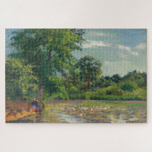 Puzzle Canards sur l'étang de Montfoucault (1874) de Piss