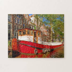 Puzzle Canaux d'Amsterdam.