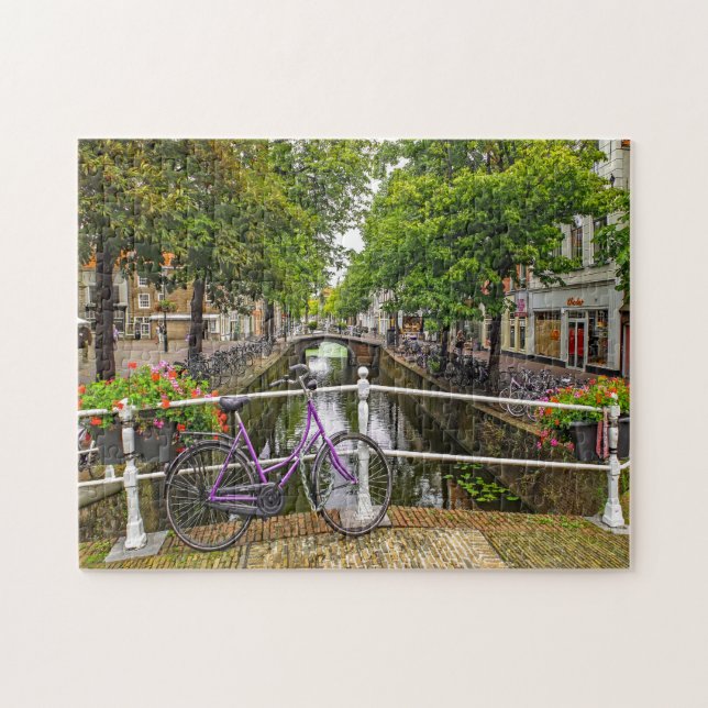 Puzzle Canaux d'Amsterdam. (Horizontal)