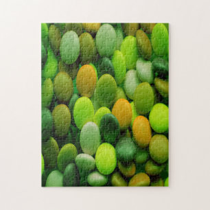 Puzzle Candy Buttons green