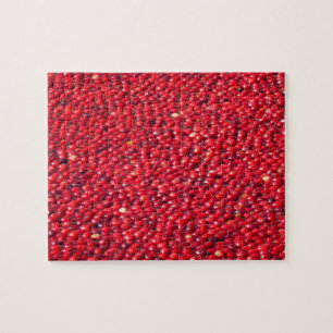 Puzzle Canneberges Férié Rouge