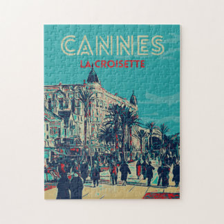 Puzzle Cannes Côte d'Azur La Croisette Illust France