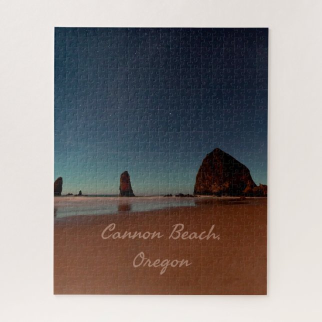 Puzzle Cannon Beach Oregon Haystack Rock (Vertical)