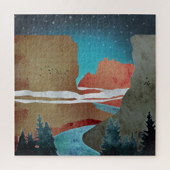 Puzzle Canyon Birds (Vertical)