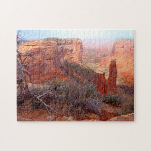 Puzzle Canyon de Spider Rock De Chelly Arizona.