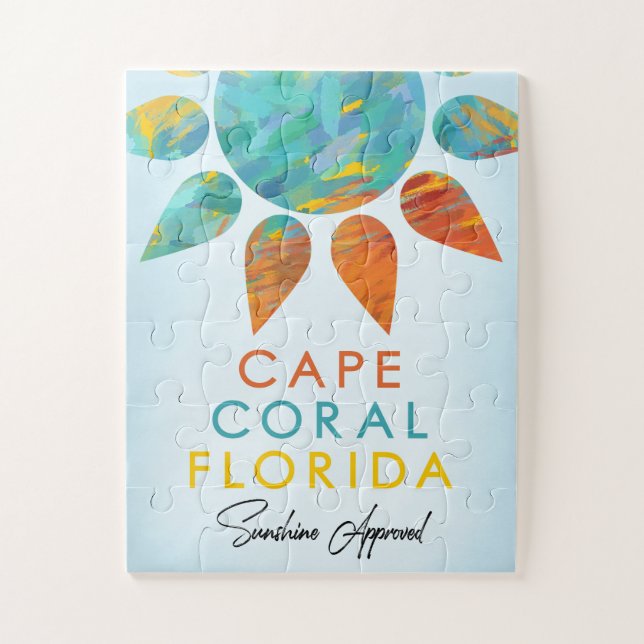 Puzzle Cape Coral Floride Sunshine Travel (Vertical)