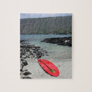 Puzzle Capitaine Cook Hawaii scène de plage paddboard puz