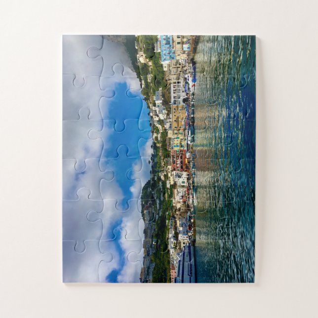 Puzzle Capri Coastline | Welcome to the Island of Dreams (Vertical)